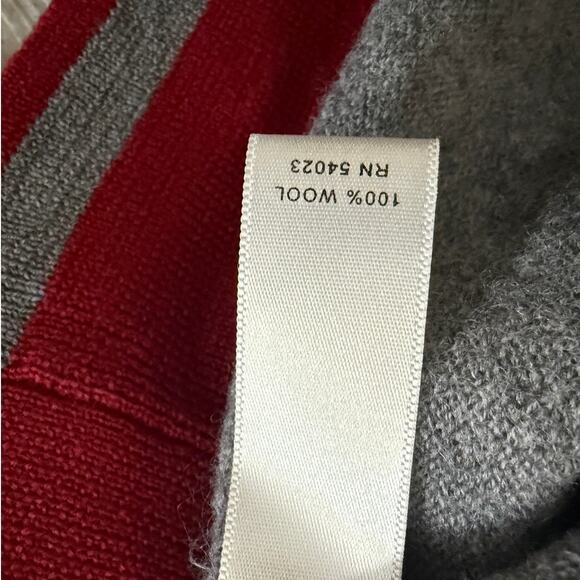 Banana Republic Men’s Gray Wool Blend Full Zip Sweater Jacket Size Large - Picture 8 of 11